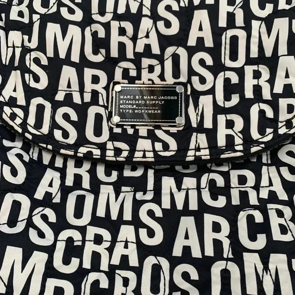 Marc Jacobs Black/White Tote Crossbody Bag - Picture 3 of 7